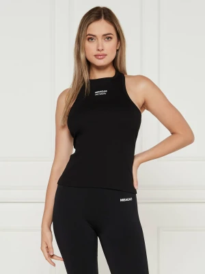 MISAGA Top | Slim Fit czarny