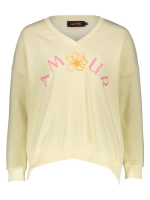 miss goodlife Bluza "Amour" w kolorze jasnożółtym rozmiar: L