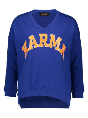 miss goodlife Bluza "Karma" w kolorze niebieskim rozmiar: S