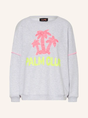 Miss Goodlife Bluza Nierozpinana Z Cekinami grau