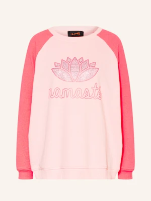 Miss Goodlife Bluza Nierozpinana Z Cekinami rosa