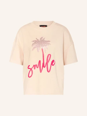 Miss Goodlife Bluza Nierozpinana Z Ozdobnymi Kamykami beige