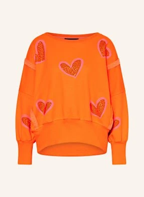 Miss Goodlife Bluza Nierozpinana Z Ozdobnymi Kamykami orange