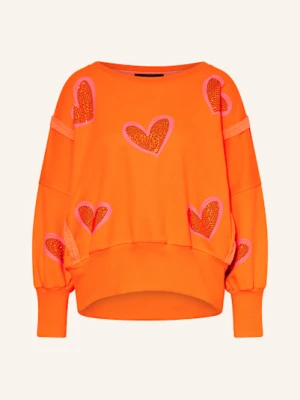Miss Goodlife Bluza Nierozpinana Z Ozdobnymi Kamykami orange