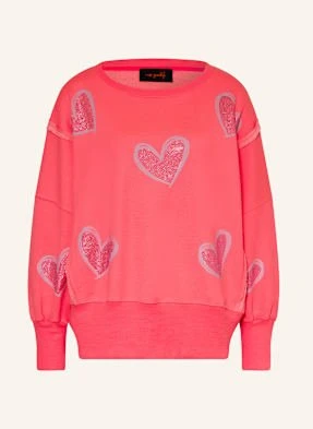 Miss Goodlife Bluza Nierozpinana Z Ozdobnymi Kamykami pink