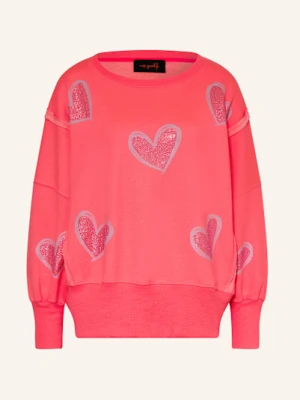 Miss Goodlife Bluza Nierozpinana Z Ozdobnymi Kamykami pink