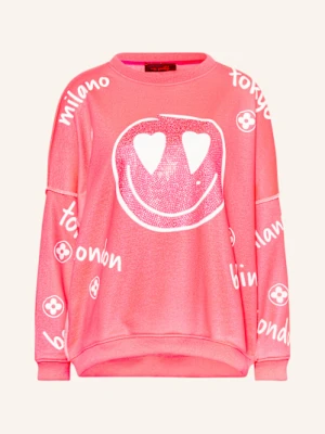 Miss Goodlife Bluza Nierozpinana Z Ozdobnymi Kamykami pink