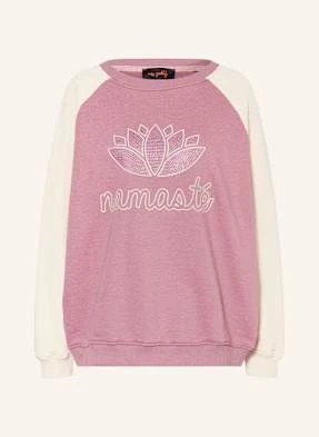 Miss Goodlife Bluza Nierozpinana Z Ozdobnymi Kamykami rosa