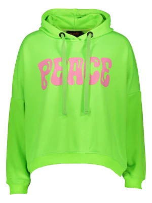 miss goodlife Bluza "Peace" w kolorze zielonym rozmiar: S