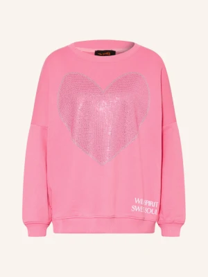 Miss Goodlife Bluza Z Kamieniami Ozdobnymi pink