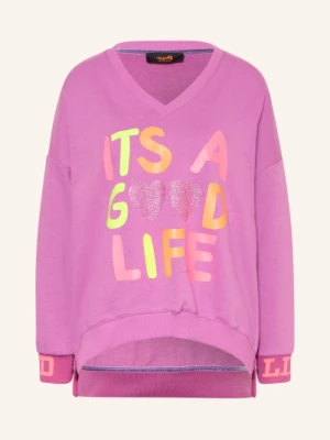 Miss Goodlife Bluza Z Kryształkami lila