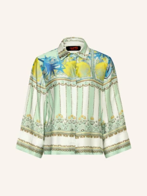 Miss Goodlife Bluzka Celestiel Z Satyny gruen