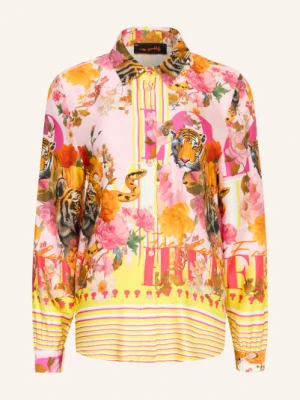 Miss Goodlife Bluzka Koszulowa Z Satyny pink