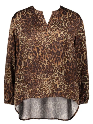 miss goodlife Bluzka "Leo" w kolorze jasnobrązowym rozmiar: L
