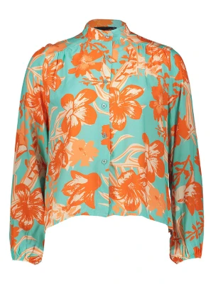 miss goodlife Bluzka w kolorze pomarańczowo-turkusowym rozmiar: L