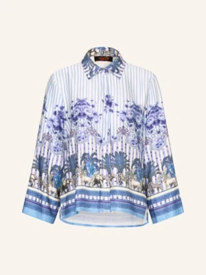 Miss Goodlife Bluzka Z Satyny blau