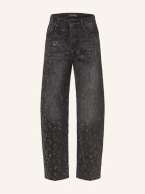 Miss Goodlife Dżinsy Typu Mom Jeans Z Kamieniami Ozdobnymi grau