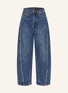 Miss Goodlife Jeansy Barrel Z Ćwiekami blau