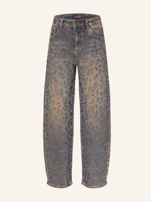 Miss Goodlife Jeansy Typu Barrel Z Kamyczkami grau 29 GREY