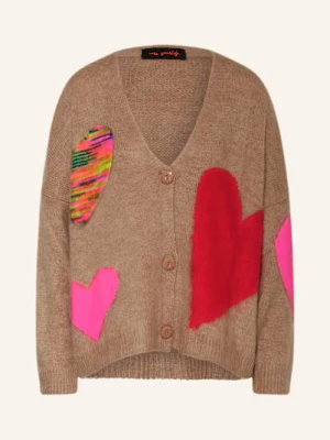 Miss Goodlife Kardigan Oversize Z Dodatkiem Alpaki beige