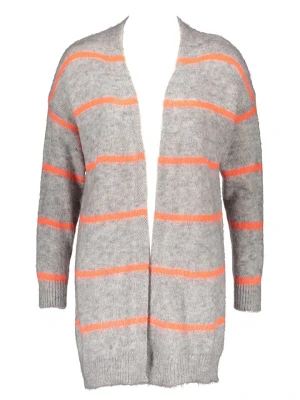 miss goodlife Kardigan w kolorze szaro-pomarańczowym rozmiar: M