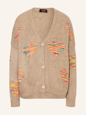 Miss Goodlife Kardigan Z Dodatkiem Alpaki beige