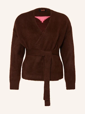 Miss Goodlife Kardigan Z Dodatkiem Alpaki braun