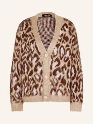 Miss Goodlife Kardigan Z Dodatkiem Alpaki braun