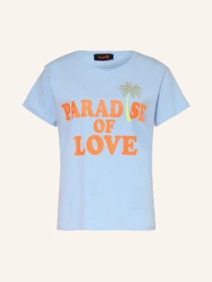 Miss Goodlife Koszulka Z Kamieniami Ozdobnymi blau