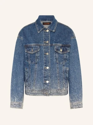 Miss Goodlife Kurtka Dżinsowa Z Kamieniami Ozdobnymi blau
