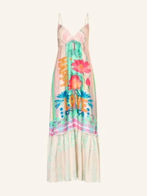 Miss Goodlife Satyna Sukienka gruen