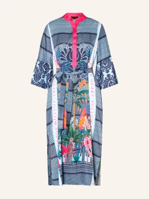 Miss Goodlife Satyna Sukienka Paliflair blau