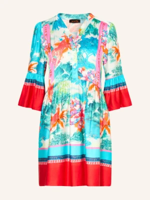 Miss Goodlife Satyna Sukienka Z Rękawem 3/4 gruen