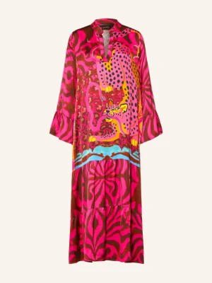 Miss Goodlife Satynowa Sukienka pink