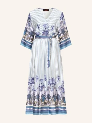 Miss Goodlife Satynowa Sukienka Z Rękawami 3/4 blau