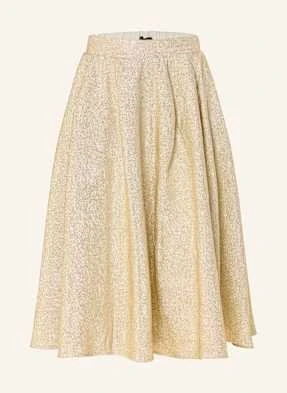 Miss Goodlife Spódnica Z Błyszczącą Przędzą beige