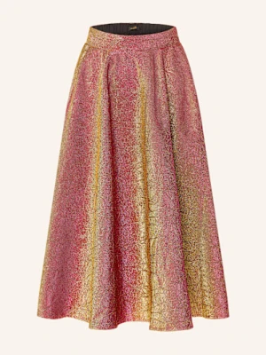 Miss Goodlife Spódnica Z Błyszczącą Przędzą pink