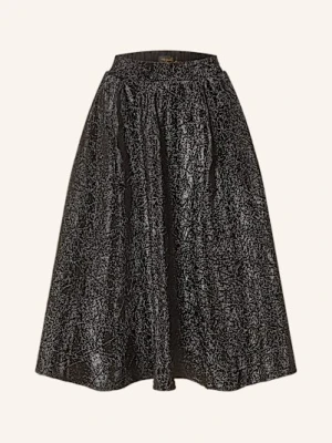 Miss Goodlife Spódnica Z Błyszczącą Przędzą schwarz