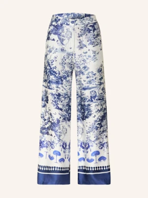 Miss Goodlife Spodnie Marlena Z Satyny weiss