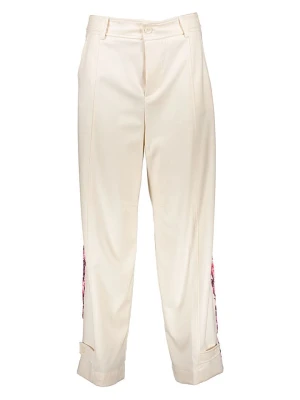 miss goodlife Spodnie w kolorze kremowym rozmiar: XL