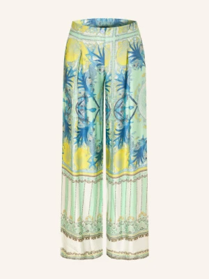 Miss Goodlife Spodnie Z Satyny Celestiel gruen