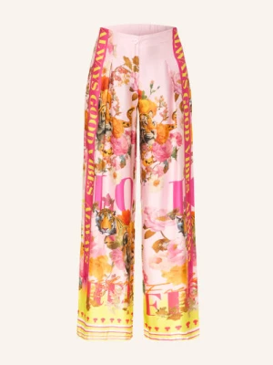 Miss Goodlife Spodnie Z Satyny pink