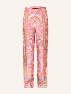 Miss Goodlife Spodnie Z Satyny rosa