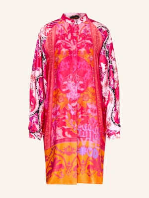 Miss Goodlife Sukienka Koszulowa Z Satyny pink