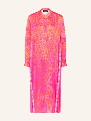 Miss Goodlife Sukienka Satynowa pink