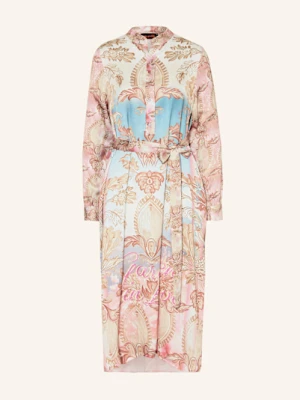 Miss Goodlife Sukienka Satynowa rosa