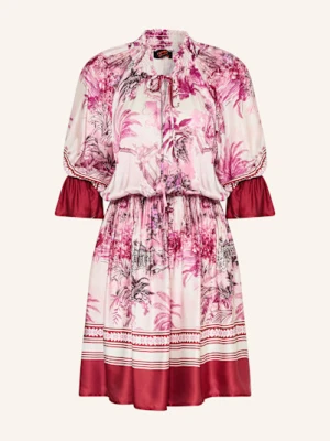 Miss Goodlife Sukienka Satynowa rosa