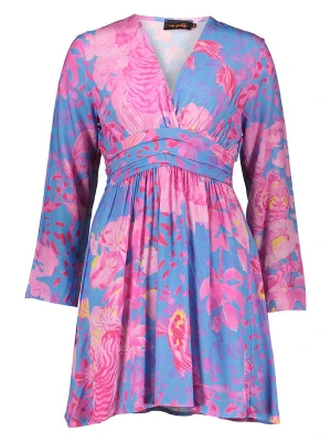 miss goodlife Sukienka w kolorze niebiesko-różowym rozmiar: XL
