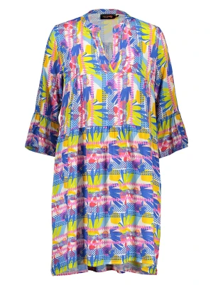 miss goodlife Sukienka w kolorze niebiesko-żółtym rozmiar: L