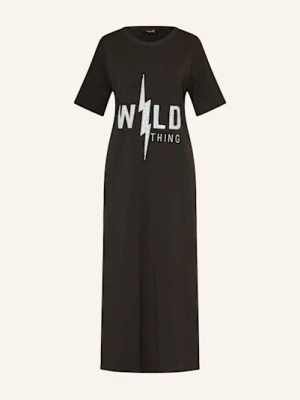 Miss Goodlife Sukienka Z Dżerseju Z Cekinami schwarz